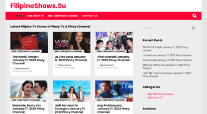 filipinoshows.su - ofw pinoy tv to watch filipino tv shows of pinoy channel & pinoy tambayan