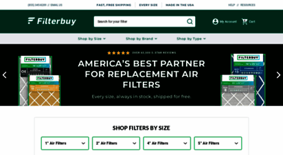 filterbuy.com - air filters  all sizes of hvac, furnace and ac filters