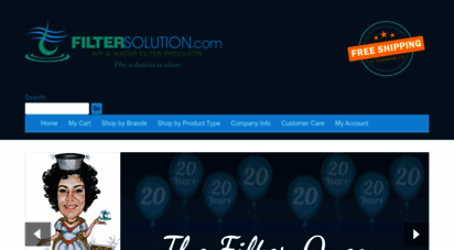 filtersolution.com - filter solution - air and water filters