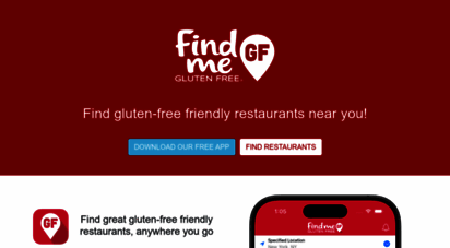 findmeglutenfree.com - find gluten free restaurants  find me gluten free