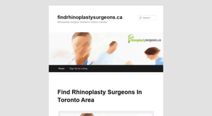 findrhinoplastysurgeons.ca