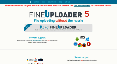 fineuploader.com - fine uploader javascript upload library