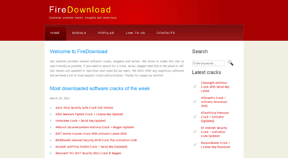 firedownload.in - firedownload  download latest software cracks, serials keys and patches