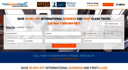 firstbusinessflights.com