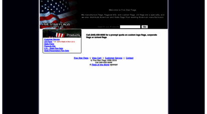 fivestarflags.com - five star flags manufactures and distributes the united states flag, state flags, flagpole kits and accessories