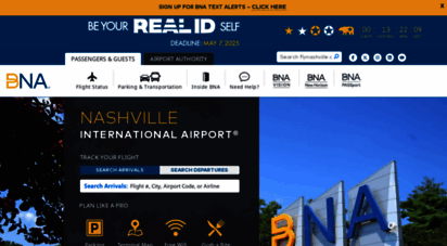 flynashville.com - nashville international airport - bna