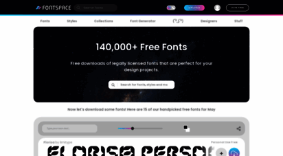 fontspace.com - free fonts  66000 font downloads  fontspace