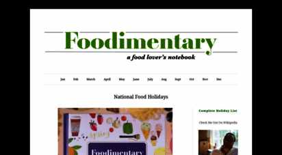 foodimentary.com - foodimentary - national food holidays