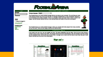footballarena.org - football arena - online football manager - online game