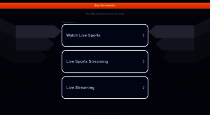 footballstream.video - watch live football streaming online for free, nfl live stream