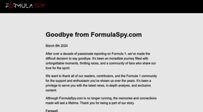 formulaspy.com - formulaspy  f1 news  all the very latest news & features in formula 1
