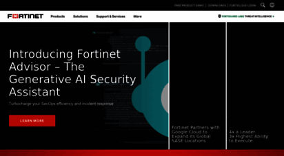 fortinet.com - fortinet  deliver network security digital transformation