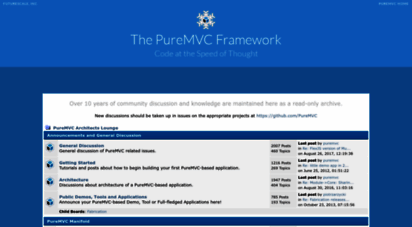 forums.puremvc.org