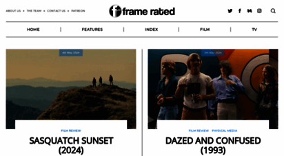framerated.co.uk - frame rated • film &amp television &bull your entertainment, our reviews