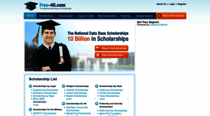 free-4u.com - scholarships.free scholarships, grants for college, fellowships for college