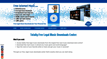 free-internet-music.com