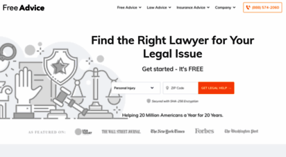 freeadvice.com - free advice - free legal advice and answers to law questions from lawyers, and insurance advice, ratings and quotes.