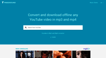 freedsound.net - youtube to mp3 converter online