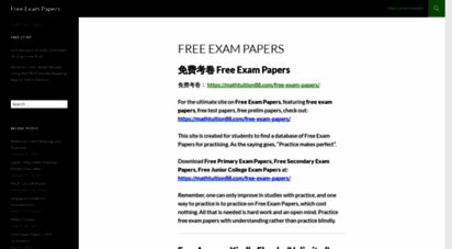 freeexampaper.wordpress.com