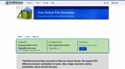 freefileconvert.com - file converter - video converter, audio converter, image converter, ebook converter