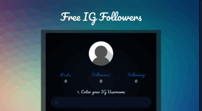 freeigfollowers.org - ig free followers generator  free instagram followers