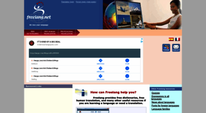 freelang.net - freelang - free dictionaries to download and free human translation