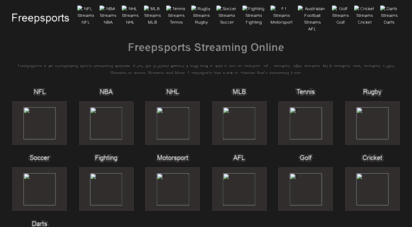 freepsports.net - freepsports - streams free sports in hd