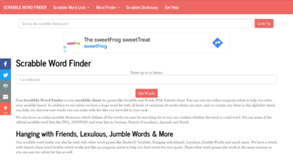 freescrabblewordfinder.com - scrabble word finder - scrabble cheat, scrabble dictionary