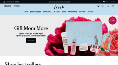 fresh.com - fresh - natural inspired skin care, body care & fragrances products