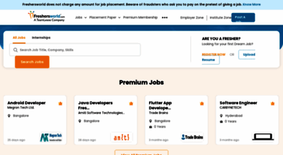 freshersworld.com - jobs: search jobs in india, freshers jobs online, govt jobs, recruitment  freshersworld.com