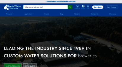 freshwatersystems.com - fresh water systems  whole house systems  water treatment