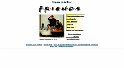 friends-tv.org - the original friends site