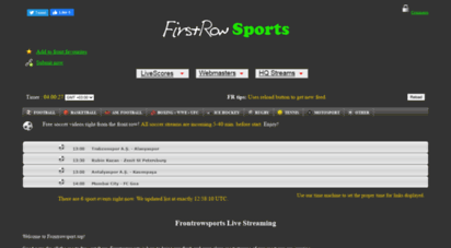 frontrowsport.tv - frontrowsports streaming