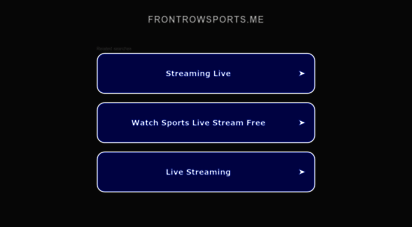 frontrowsports.me - front row sports video streaming