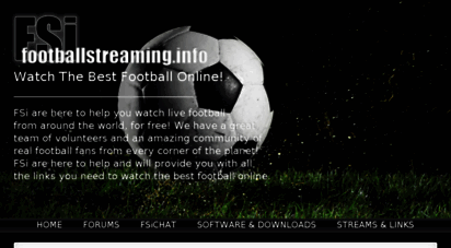 fsicrew.info - fsi free football streaming information - links and more to watch live football online