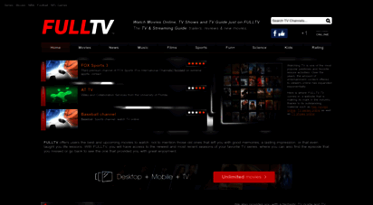 fulltv.tv - watch tv online, online movies - fulltv online