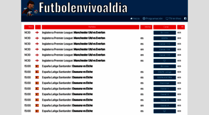 similar web sites like futbolenvivoaldia.online