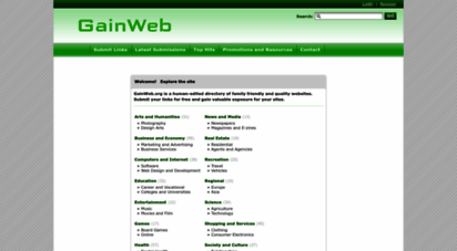 gainweb.org - gain web  link directory