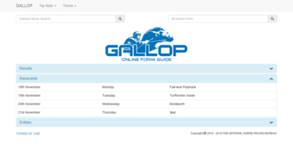 gallop.co.za