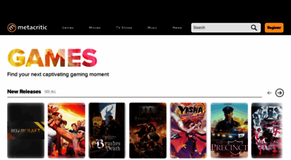 gamerankings.com - video game reviews, articles, trailers and more - metacritic