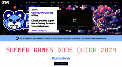 gamesdonequick.com - games done quick