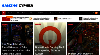 gamingcypher.com - latest game reviews & news - gaming cypher