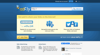 gatustox.net - adfly - the url shortener service that pays you! earn money for every visitor to your links.