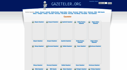 gazeteler.org - gazeteler  gazete manşetleri  ulusal - günlük gazeteler