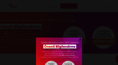 gediz.com - gediz elektrik perakende satış aş