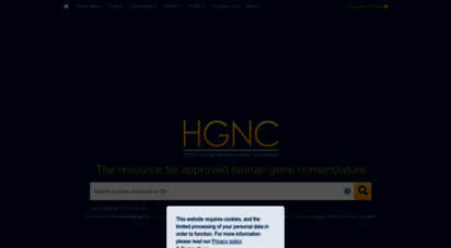 genenames.org - home  hugo gene nomenclature committee