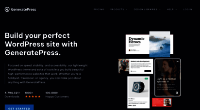 generatepress.com - generatepress - lightweight, responsive wordpress theme