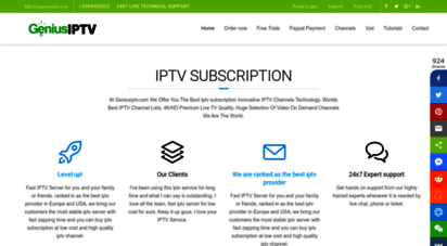 geniusiptv.com - buy iptv server  buy iptv  best iptv reviews 2020  stable iptv provider
