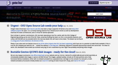 gentoo.org - welcome - gentoo linux