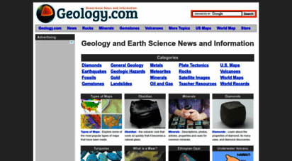 geology.com - geology and earth science news, articles, photos, maps and more